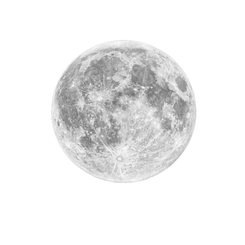 單面月亮皮革鼠標墊